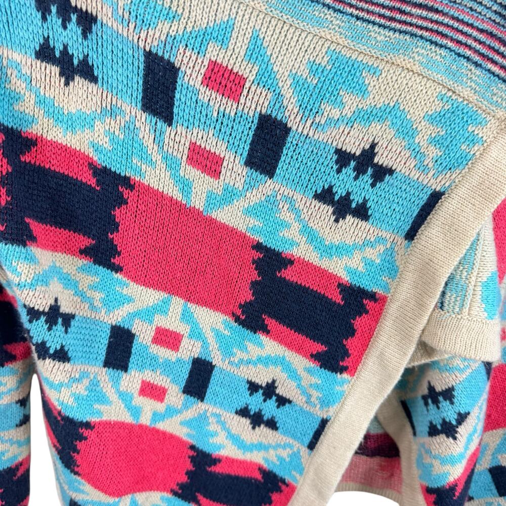 Kate Collection Colorful Aztec Print Open Asymmet… - image 4